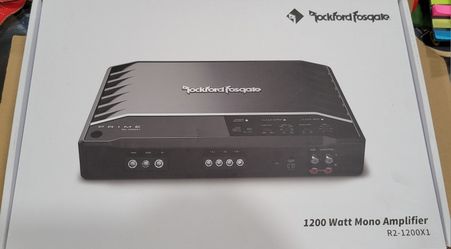 Rockford Fosgate 1200 Watt Mono Amplifier 