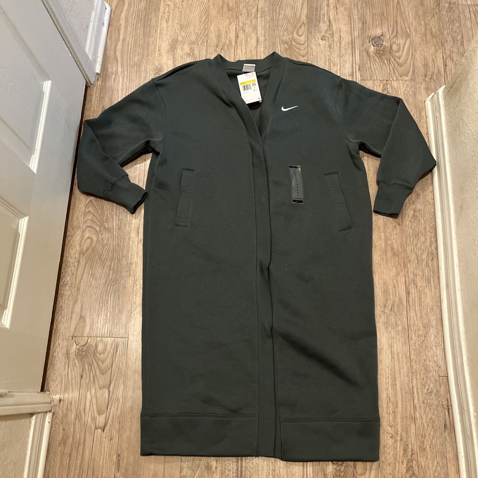 Nike Sportswear Phoenix Fleece Oversized Long Cardigan Womens FV8036-338 Size S