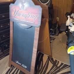 RARE Yuengling Tavern Chalkboard Sign – Handcrafted, Collectible A-Frame (Since 1829)