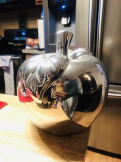 Silver Decorative apple