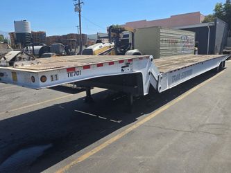 Equipment Trailer Sliding Axle Semi truck equipment trailer TE701 traveling axle trailer