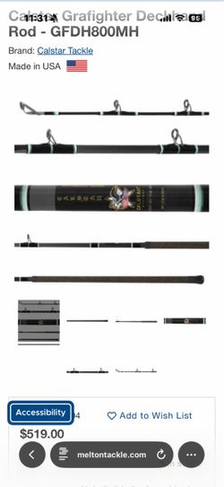 Calstar Grafighter Deckhand Rod - GFDH800MH