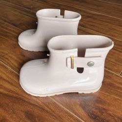 Mini Melissa Pink Rain Boots