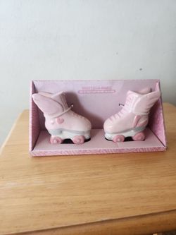 Ceramic Pink Salt and Pepper Shakers