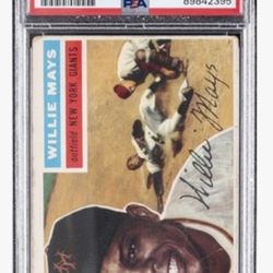 🥎 (18) WILLIE MAYS BASEBALL CARDS * 1955 ~ 1969 * (13) CARDS GRADED 👁️