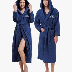 AW Bridal His & Hers Spa Robes