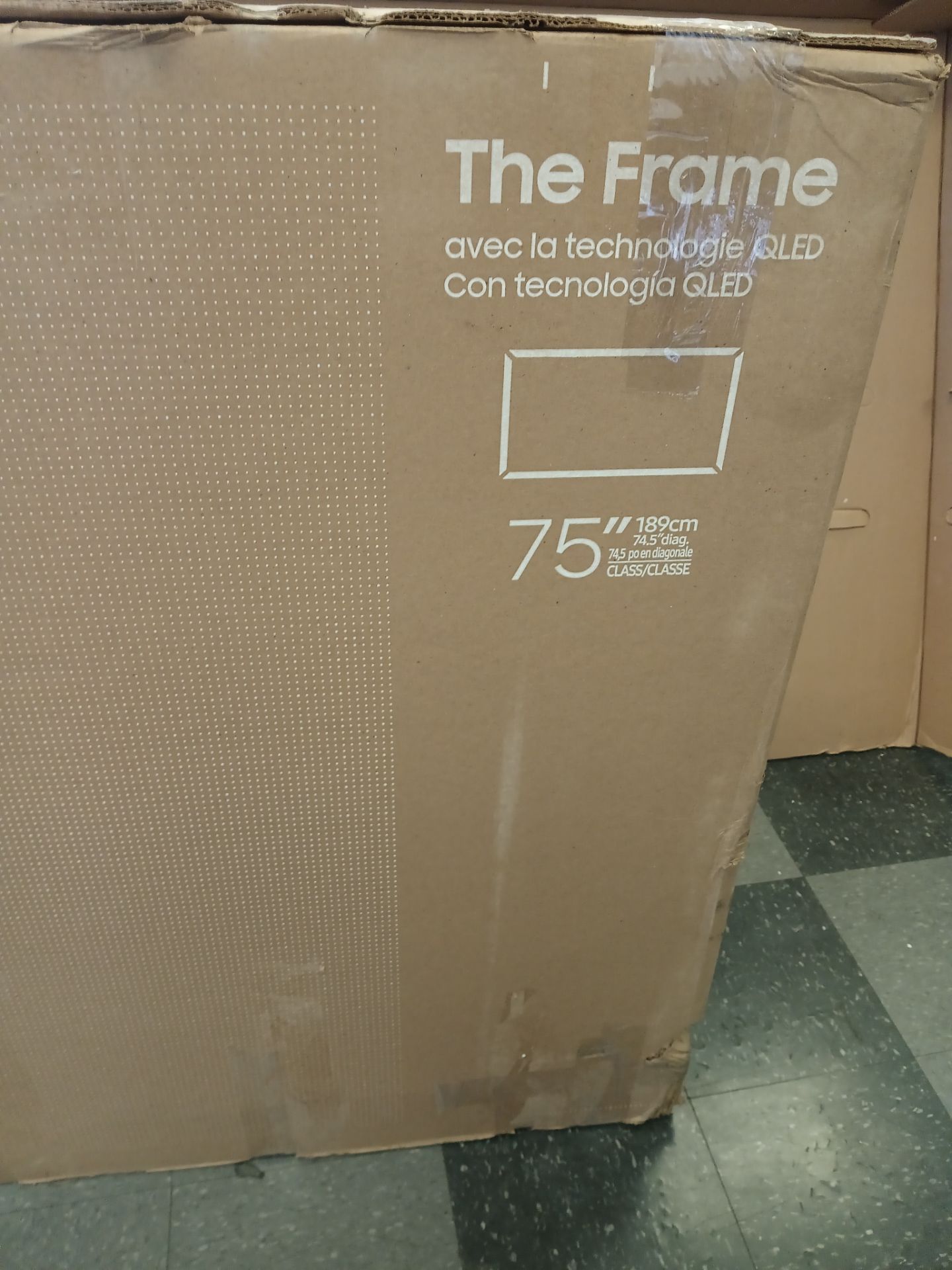 SAMSUNG 75"INCH QLED 4K THE FRAME TV QN75LS03D