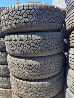 275/65r20 Goodyear tires en excelentes condiciones de vida las 4