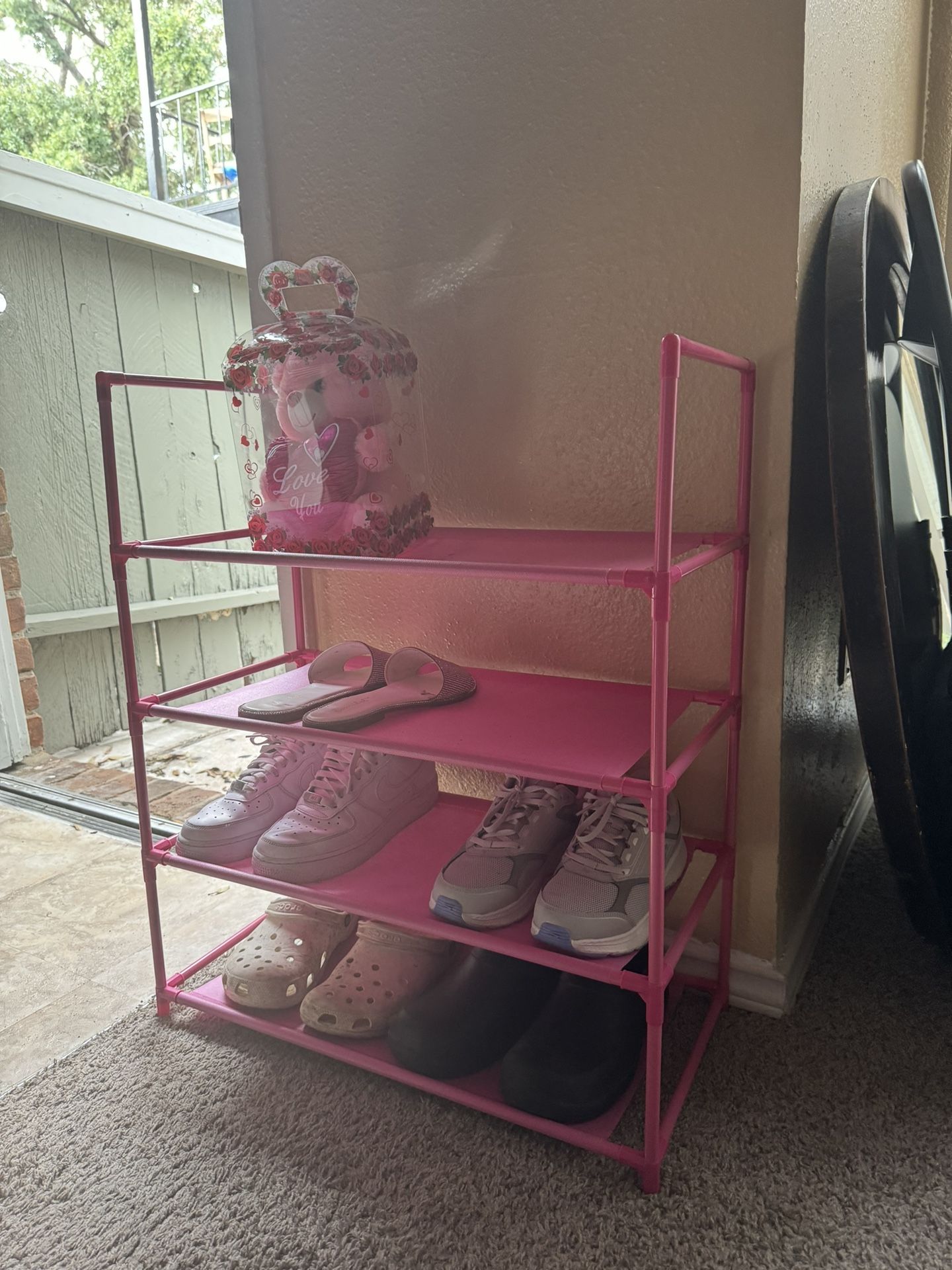 Pink Juicy Couture Shoe Rack