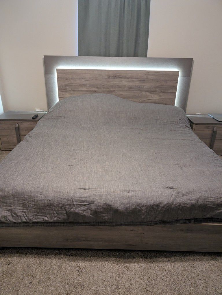 King Size Bed Frame And Full Size Loft Bed Frame 