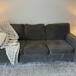 Clean & Comfy Green Couch 94 Inches Long 