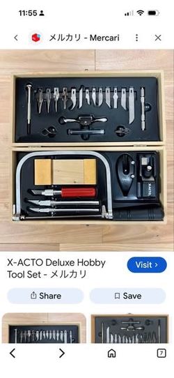 New X-Acto Deluxe Hobby / Woodcarving Tool Set
