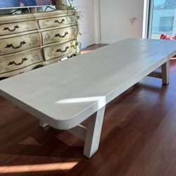 Crate & Barrel Wooden Coffee Table