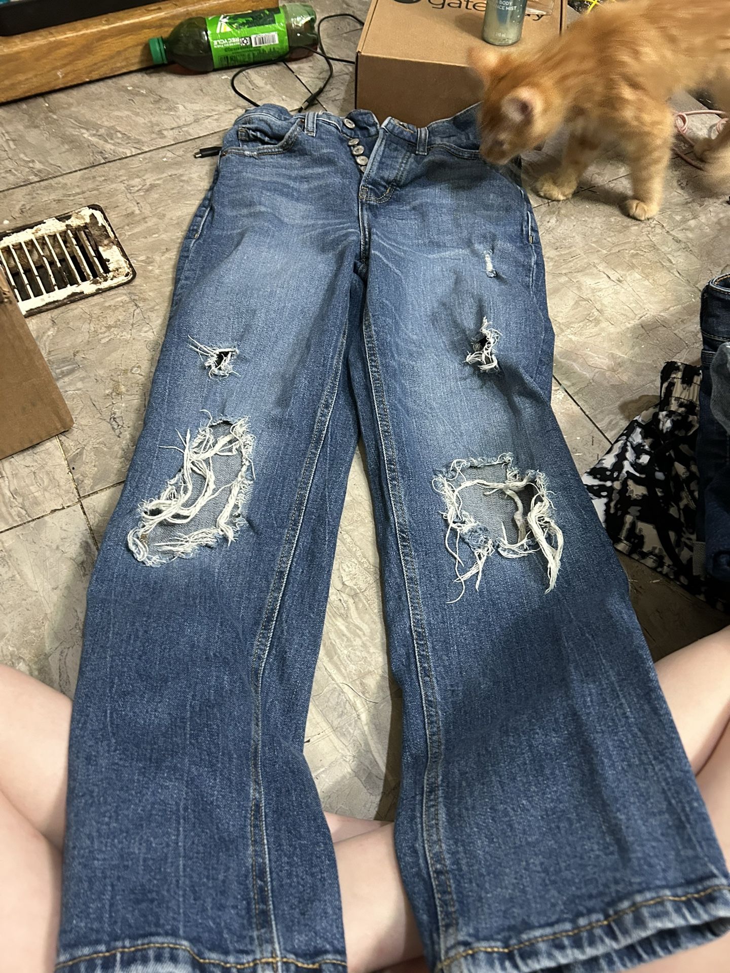 Ripped Jeans Hardly Worn