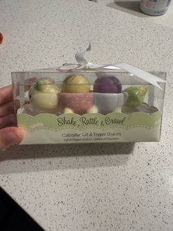 Caterpillar Salt and Pepper Shakers