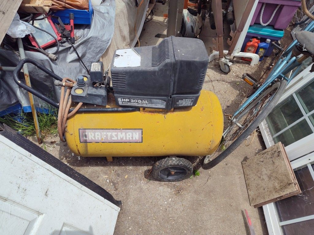 Craftsman 30 Gallon Air Compressor 5 HP