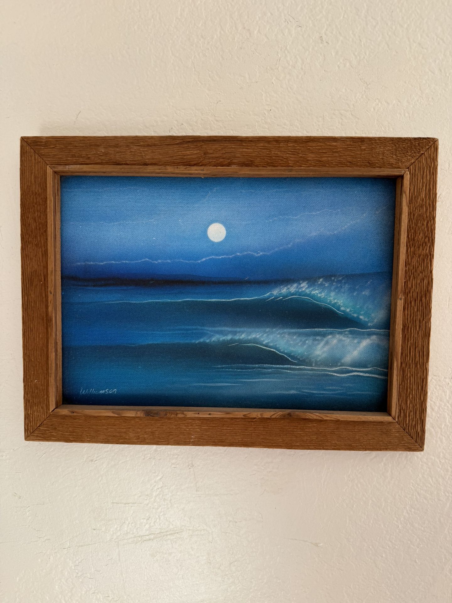 Moonlight Wave Painting