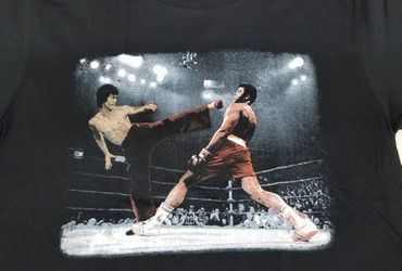 Bruce Lee and Mohammed Ali tshirt