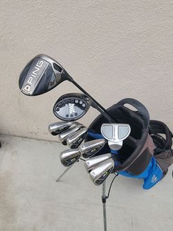Ping G400 Max & TaylorMade M2 Golf Club Set Right Handed W/Ping 4 Series Stand Bag