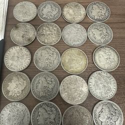 1879 To 1890 Silver Morgan Lot