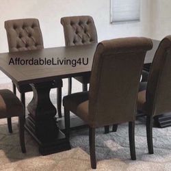 7 Pc Dining Table Set Brand New In Box