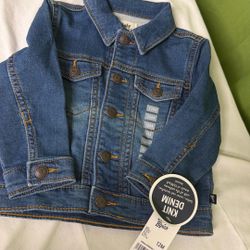Toddler Jean Jacket 12M $2