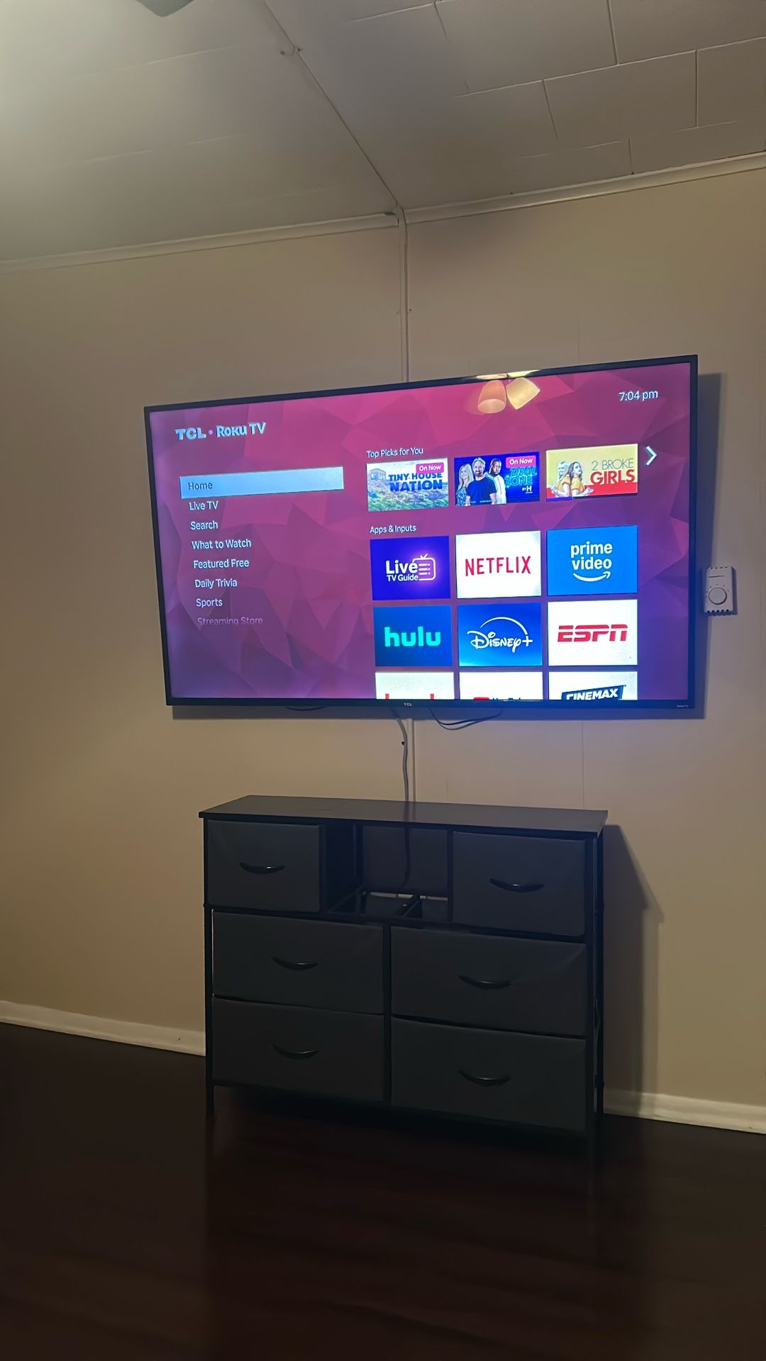 65 Inch TCL RUKU TV