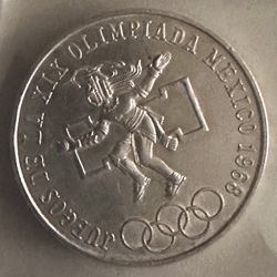 1968 25 Pesos Mexican