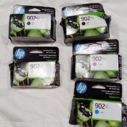 Lot Of HP 902 Xl Printer Ink