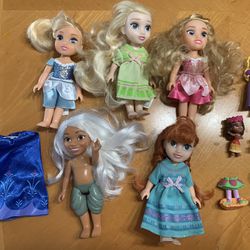 Frozen Disney Petite Dolls Approx 6 inches Coral Springs 33071