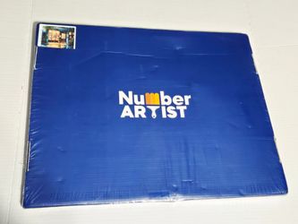 Number Artist Paint by Numbers Kit Rainbow Arch Bookstore 50x40cm DIY Canvas Art Sealed