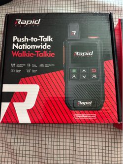 Brand New Sealed Rapid Radios G1 Nationwide LTE Walkie Talkie – Instant Push-to-Talk