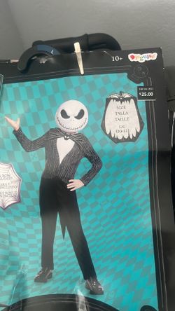 HALLOWEEN 🎃 COSTUME SIZE 10 JACK SKELETON