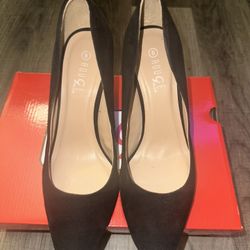 Black Suede heels