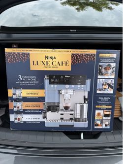 Ninja Luxe Café Premier Series 3-in-1 Espresso, Coffee and Cold Brew Machine Blue