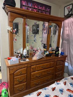 Dresser with secret compartments