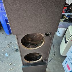 Dual Subwoofer Box 10"
