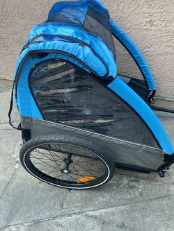 Double bike trailer