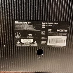 65 in still in plastic and still have box had it for a few days wanted to go bigger