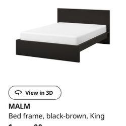 king size bed black