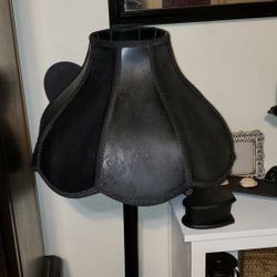 VINTAGE ORNATE BLACK FLORAL FLOWER ROSE LACE GOTH GOTHIC VICTORIAN LAMP SHADE DECOR