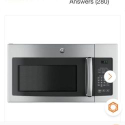 GE Over-the-Range Microwave Stainless Steel Brand New In Unopened Box 