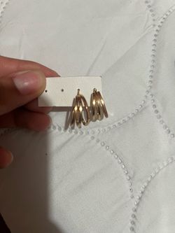 Golden earrings