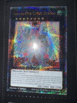 Quarter Century Secret Rare Galaxy-Eyes Cipher Dragon