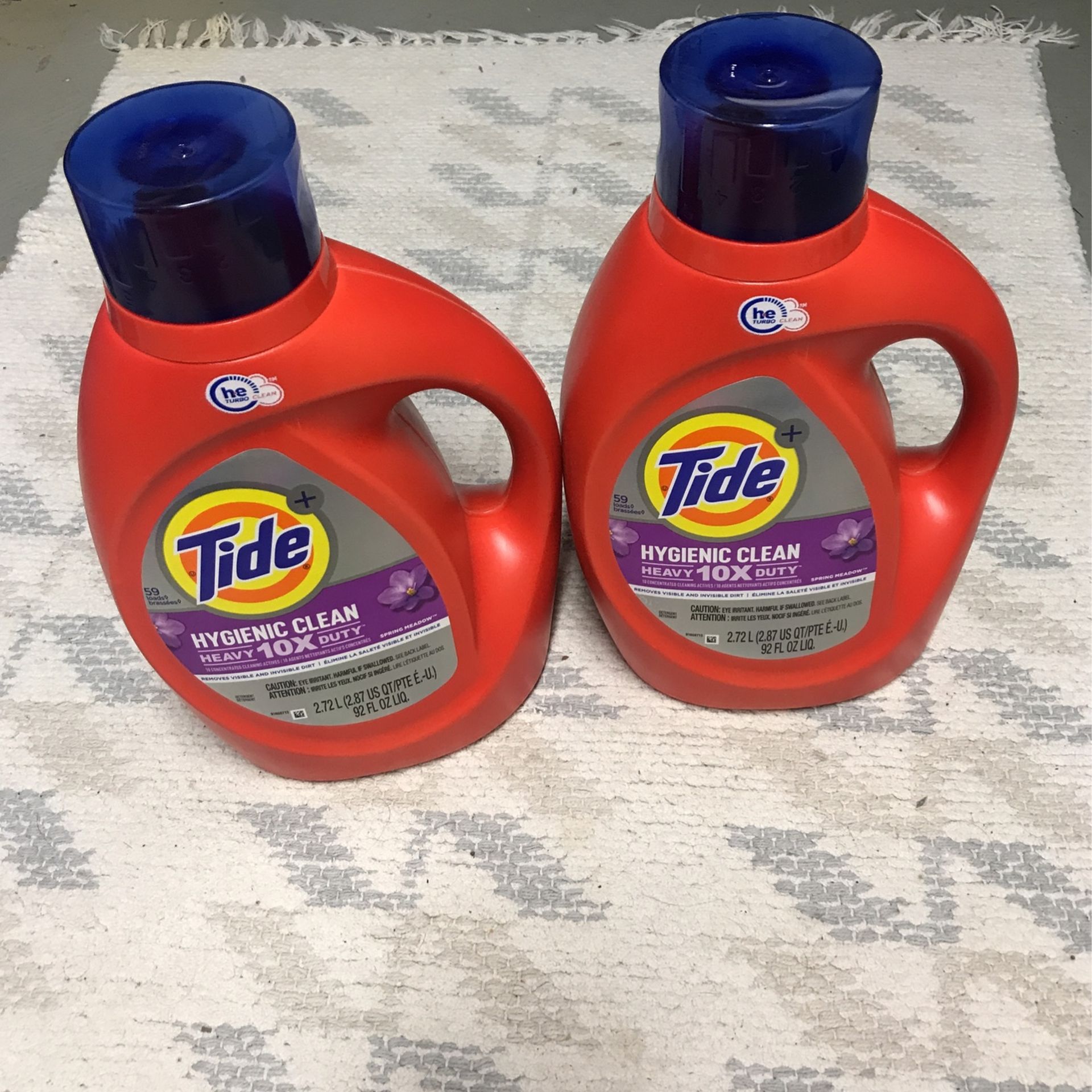 2 Tide Hygienic Clean 92 Ounce