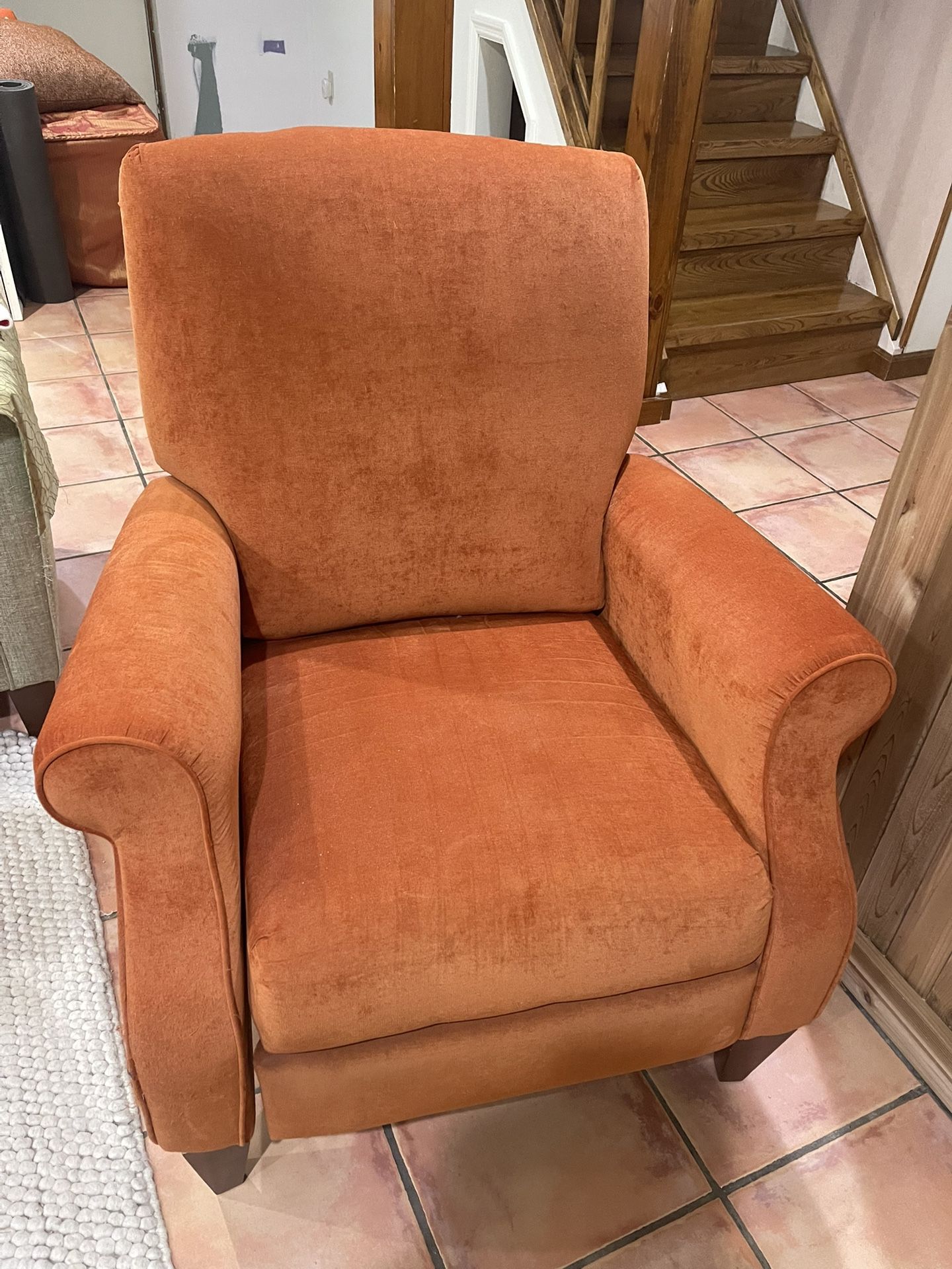 Lazy Boy Orange Recliner