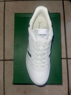 Lacoste T-Clip Set Leather Shoes Brand New In Box