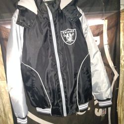 Raiders jacket new = Size Medium