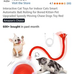 4 Speed Rolling Bounce Rechargeable Cat Toy