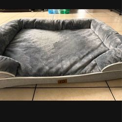 Extra large memory foam dog bed